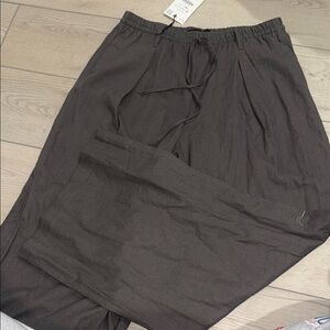Zara Dark Gray Straight Leg Pants